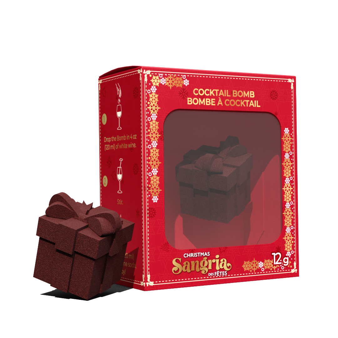 Bombe à cocktail 3D format individuel