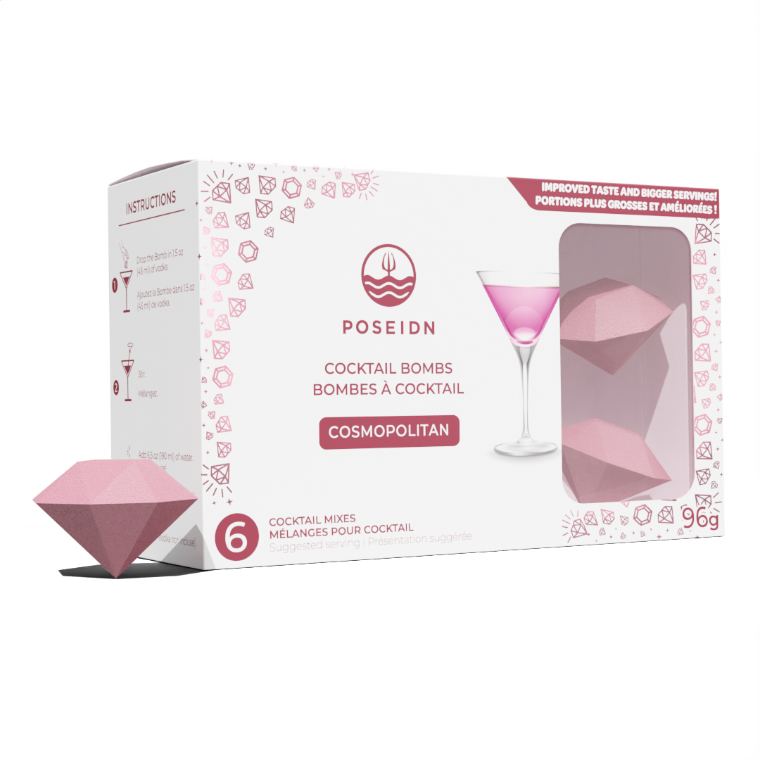 Ensemble de bombes à cocktail 3D Poseidn