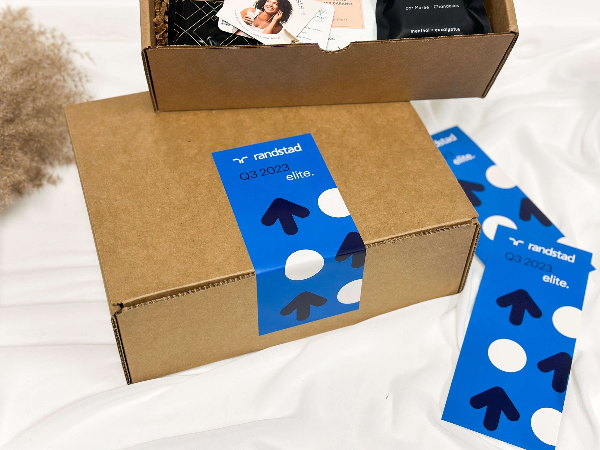 Emballage corporatif personnalisé par lot