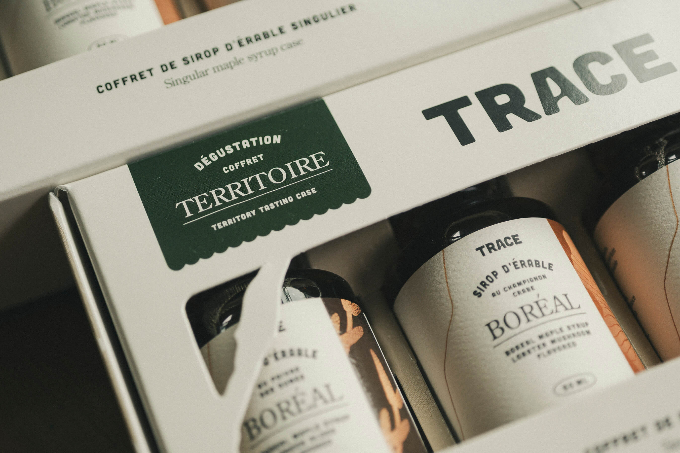 Coffret dégustation de sirop d'érable TERRITOIRE de Trace
