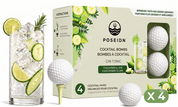 Bombes à cocktail Gin tonic version balles de golf