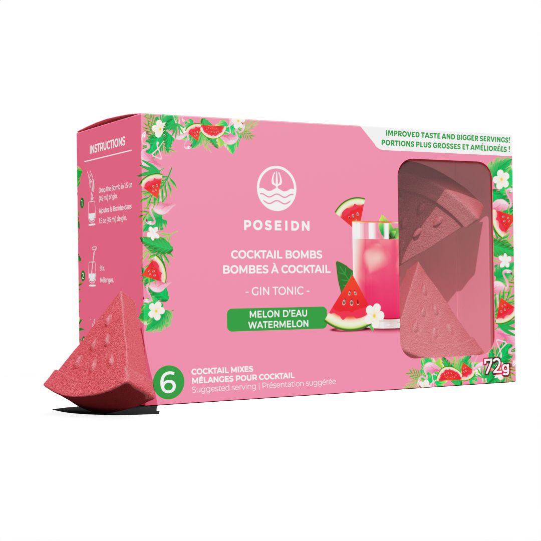 Ensemble de bombes à cocktail 3D Poseidn