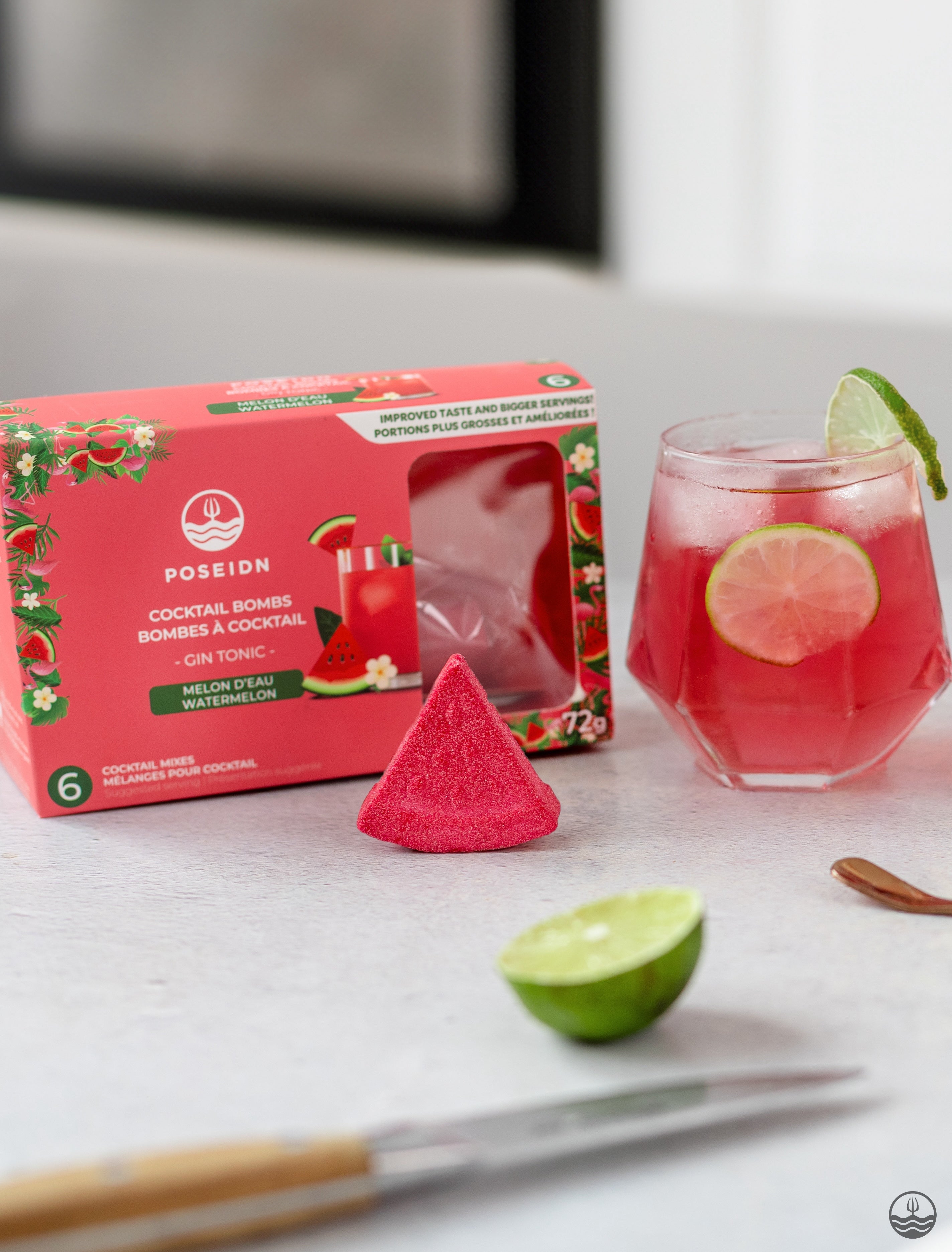 Ensemble de bombes à cocktail 3D Poseidn