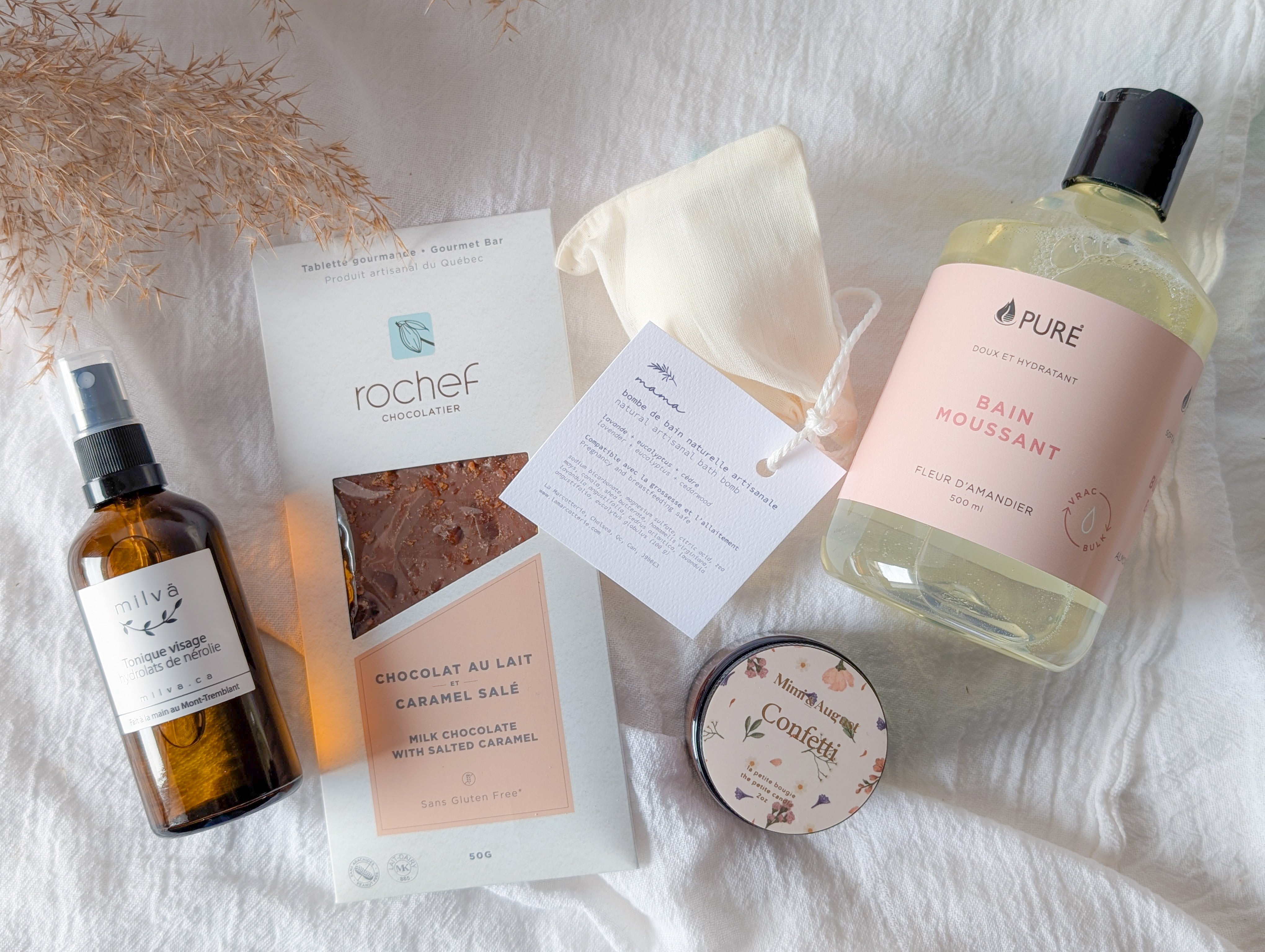 Bonifie une boîte naissance avec un ajout pour maman