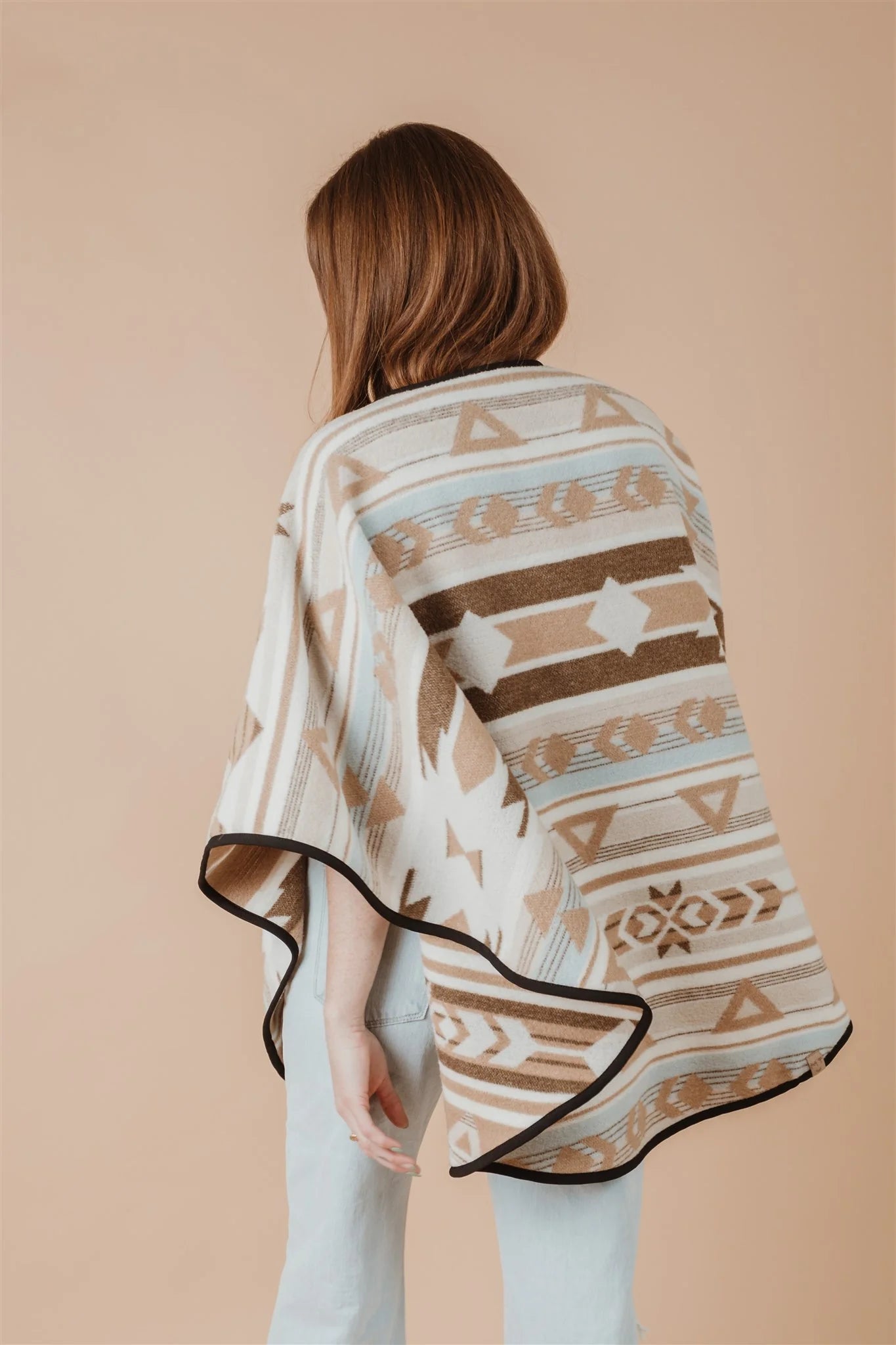 Châle écoresponsable réversible Sand de MINI TIPI