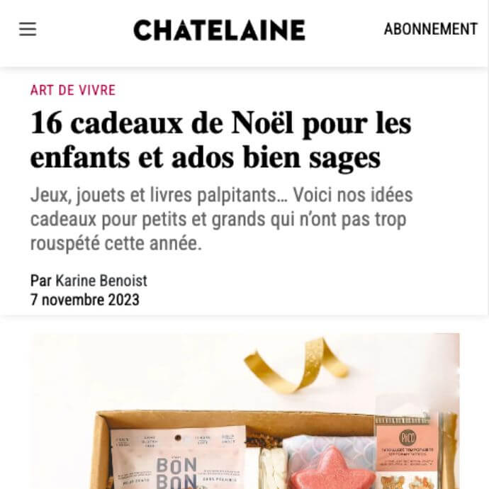 Châtelaine | 16 cadeaux de Noël pour les enfants et ados bien sages