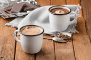 Boîte souvenir en métal de chocolat chaud, Gourmet du Village