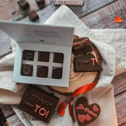 Boîte de 6 bouchées au chocolat Choco4Peace