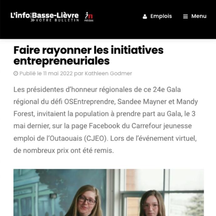 L’info de la Basse-Lièvre | Faire rayonner les initiatives entrepreneuriales