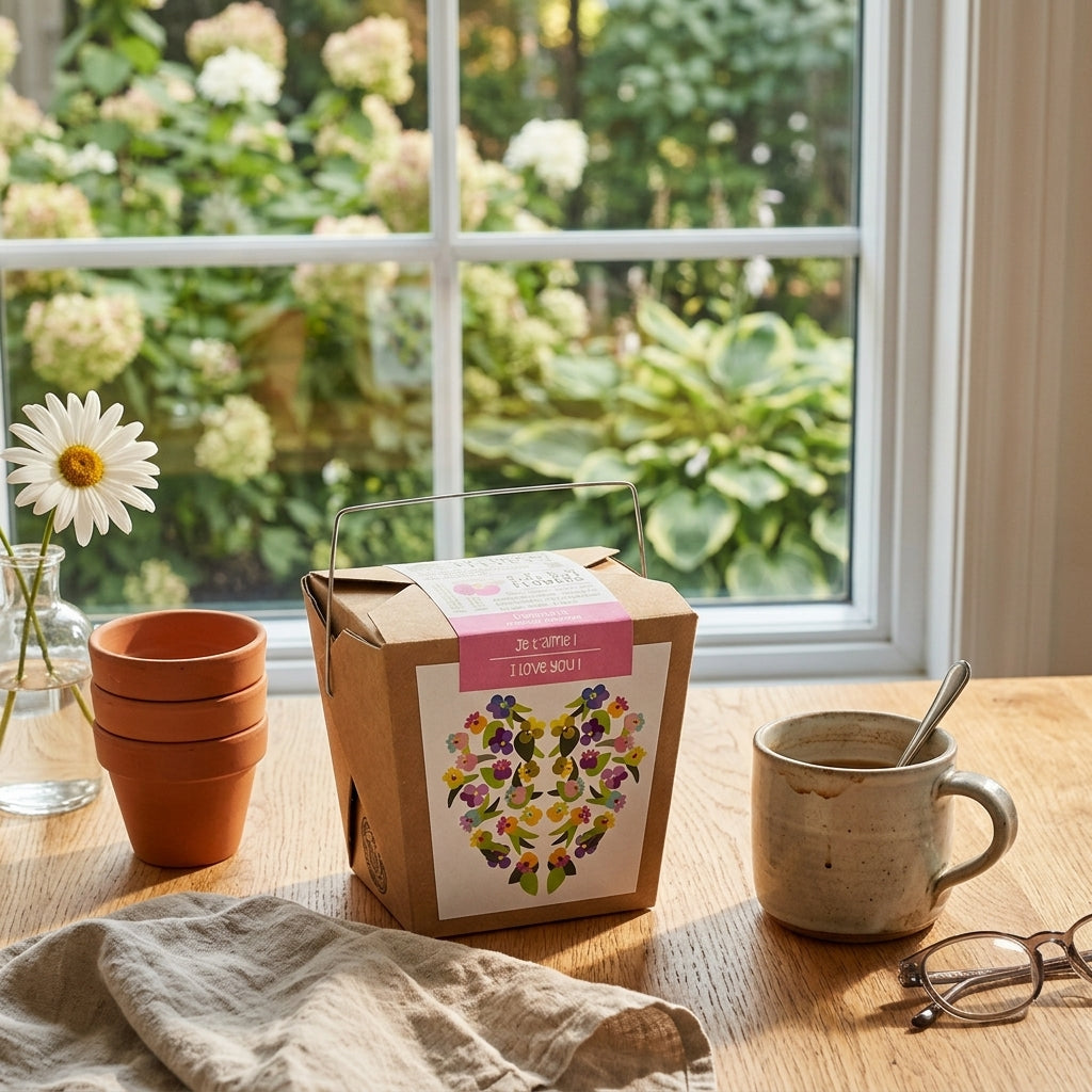Jardin en boîte « Je t’aime » – Némésia