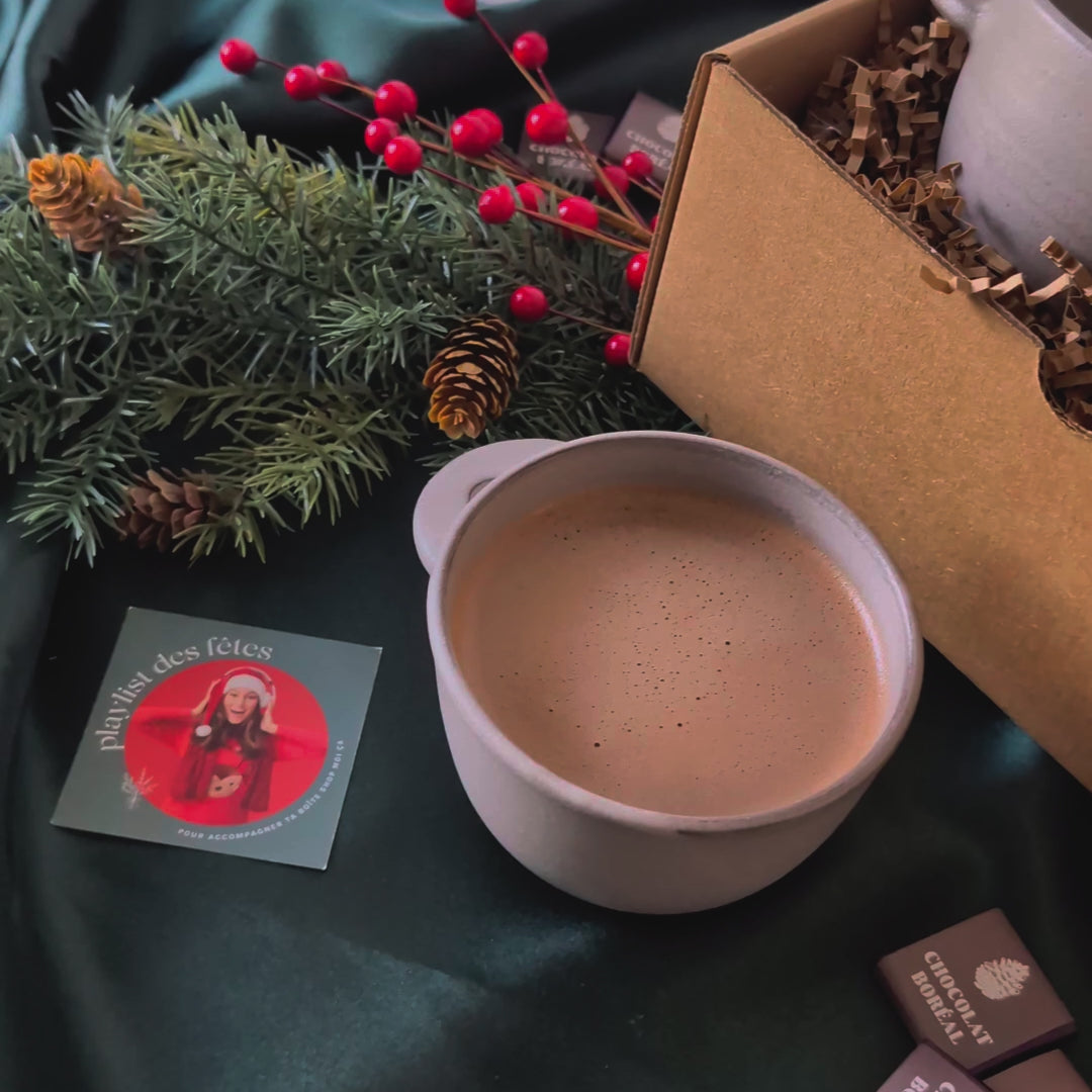 boite cadeau chocolat chaud noel
