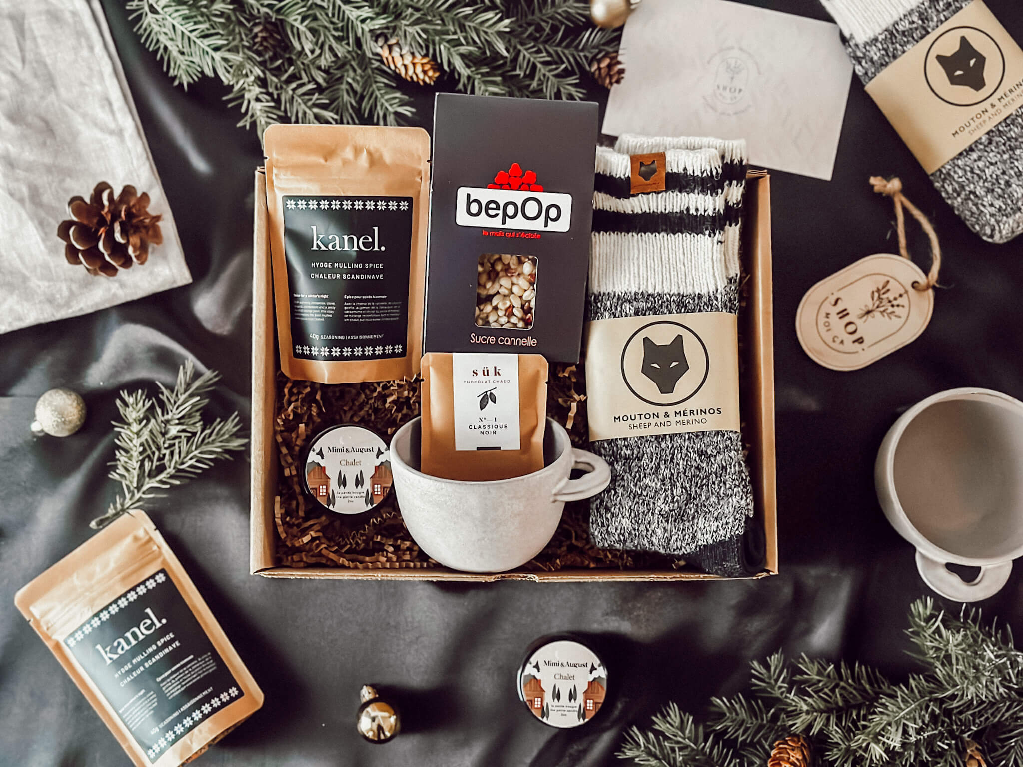 boite cadeau soiree au chalet noel produits locaux