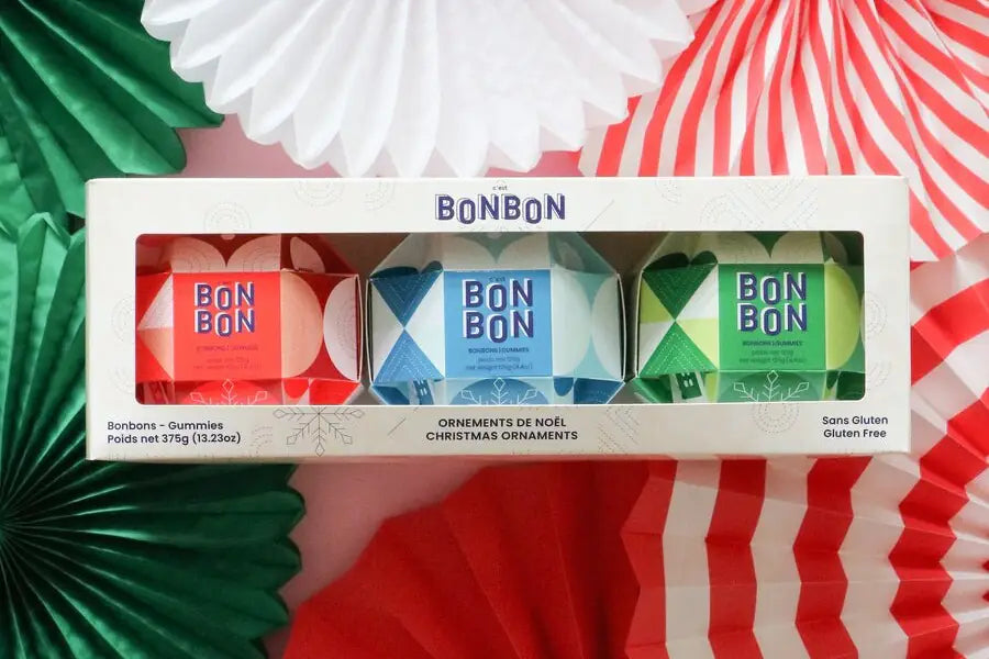 Christmas candy ornament