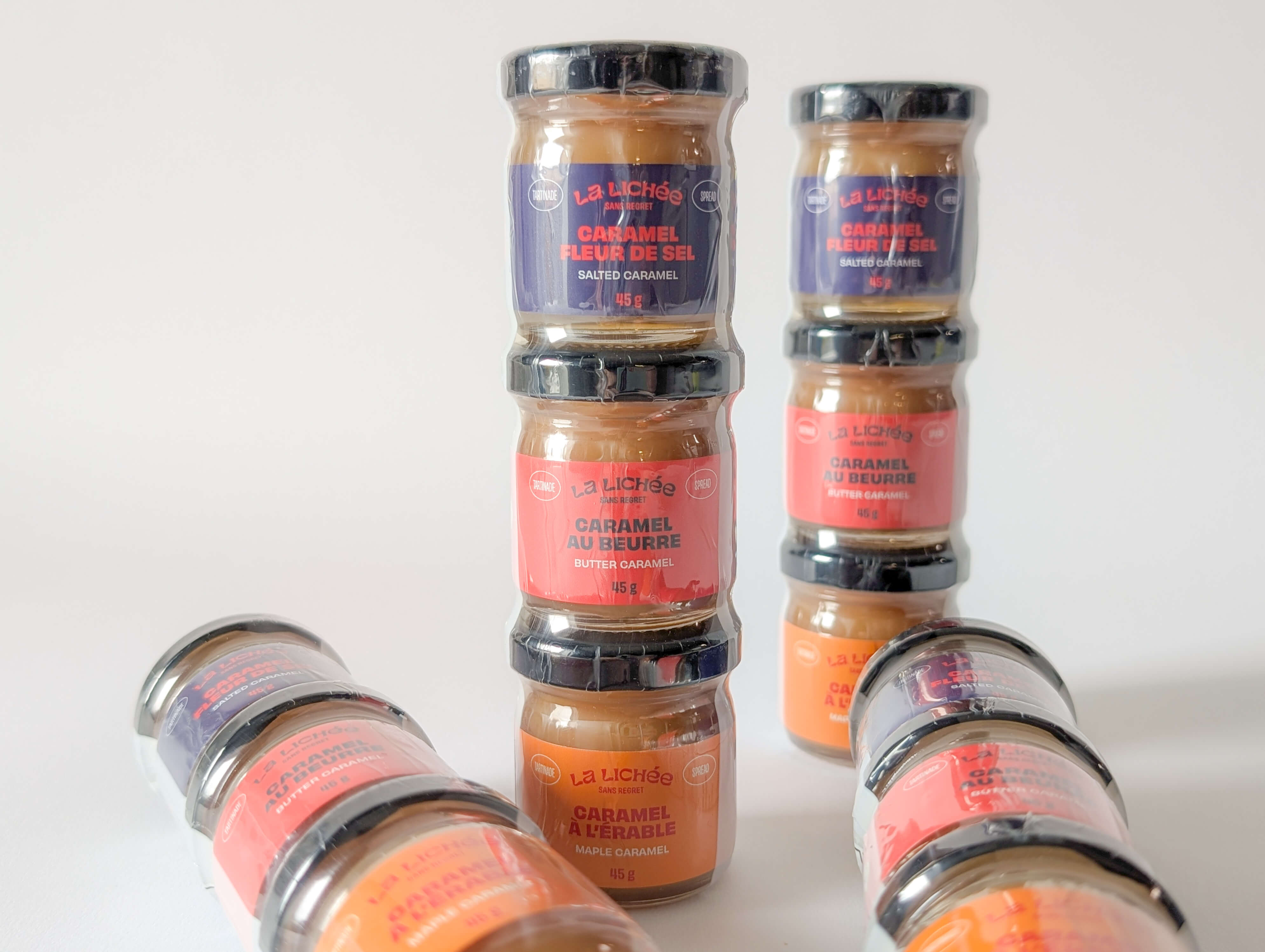 Pot de 45g de petits caramels 