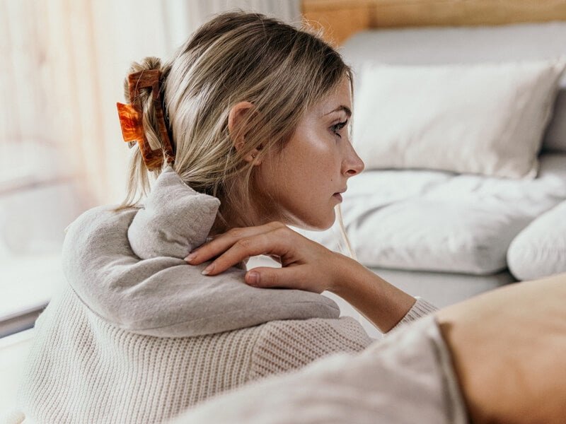 Coussin chauffant pour épaules