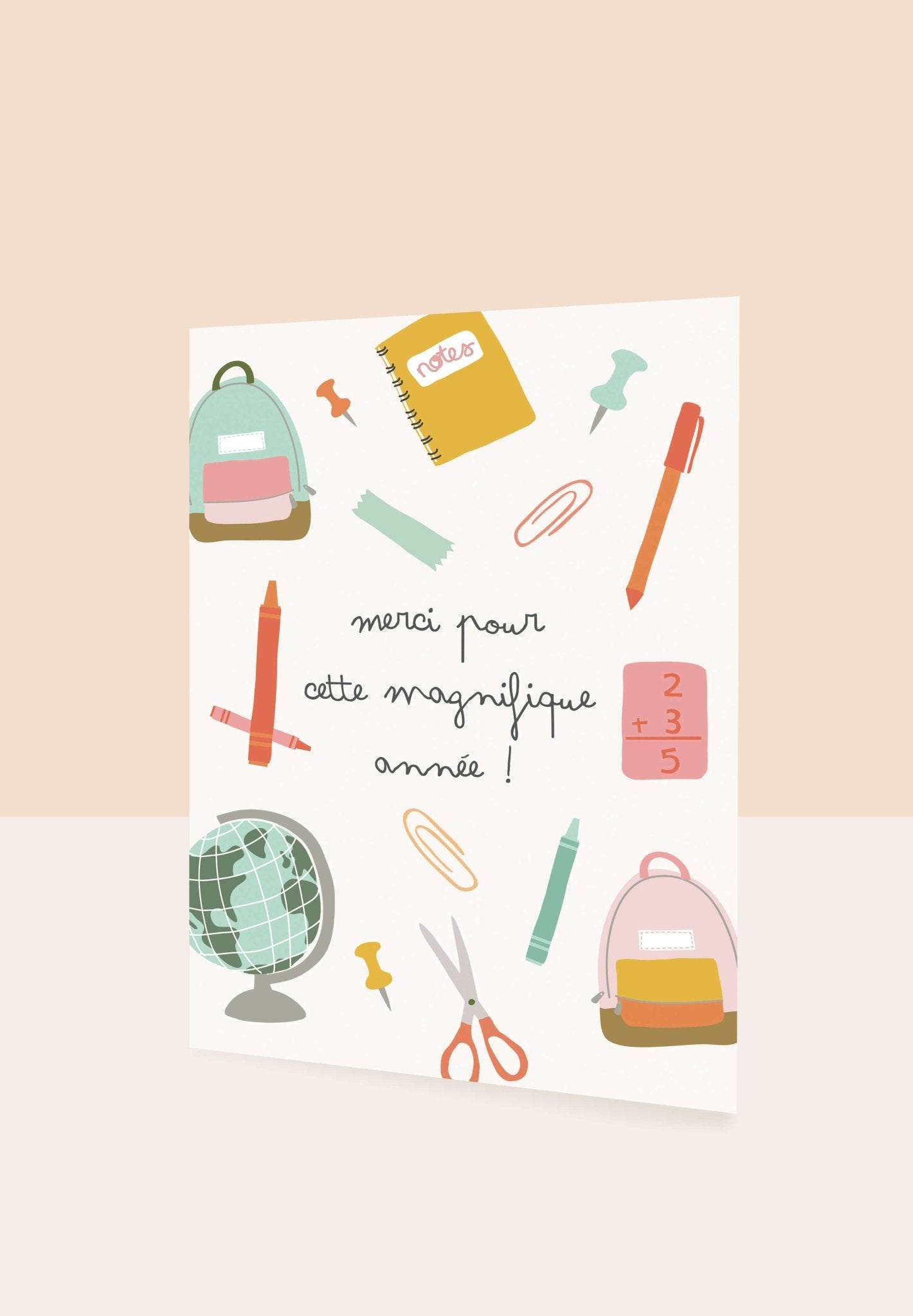 Carte de souhaits - Merci pour cette magnifique année