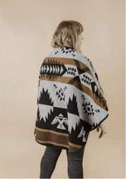 Châle écoresponsable réversible Thunderbird de MINI TIPI