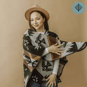 Châle écoresponsable réversible Thunderbird de MINI TIPI