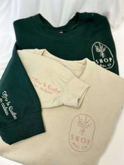 Chandail crewneck Shop moi ça Vert