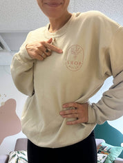 Shop moi ça Beige crewneck sweater