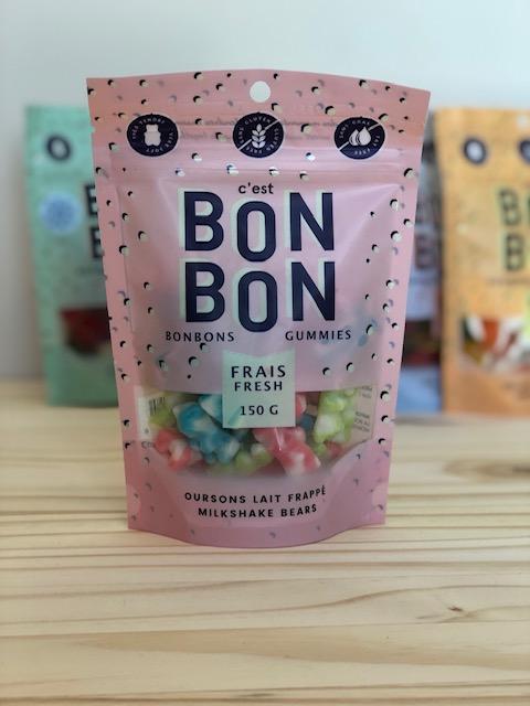 Sac de bonbons format 150 G jujubes mélange oursons lait frappé de C'est BONBON - La boîte à bonbons