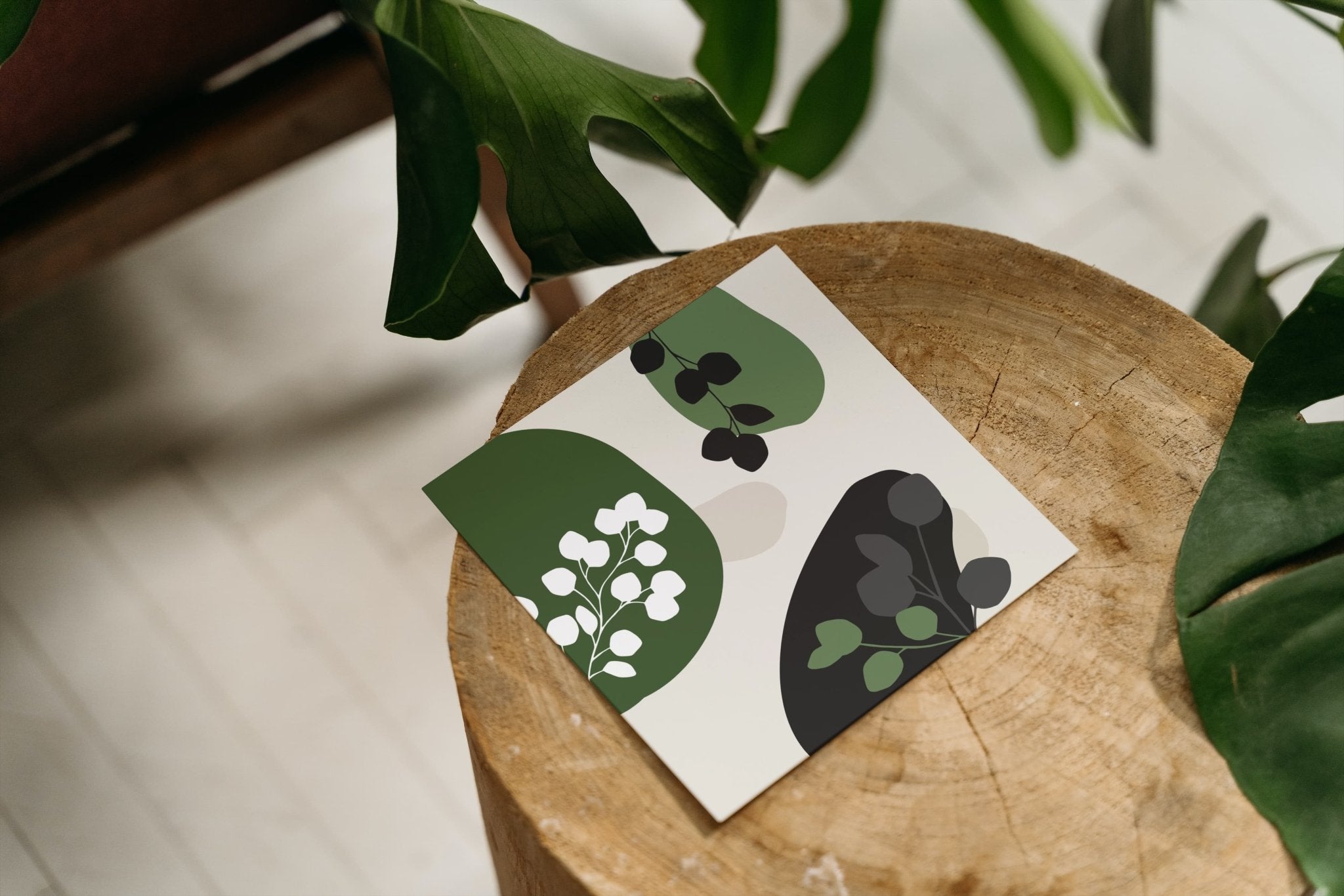 Carte de souhaits - Eucalyptus