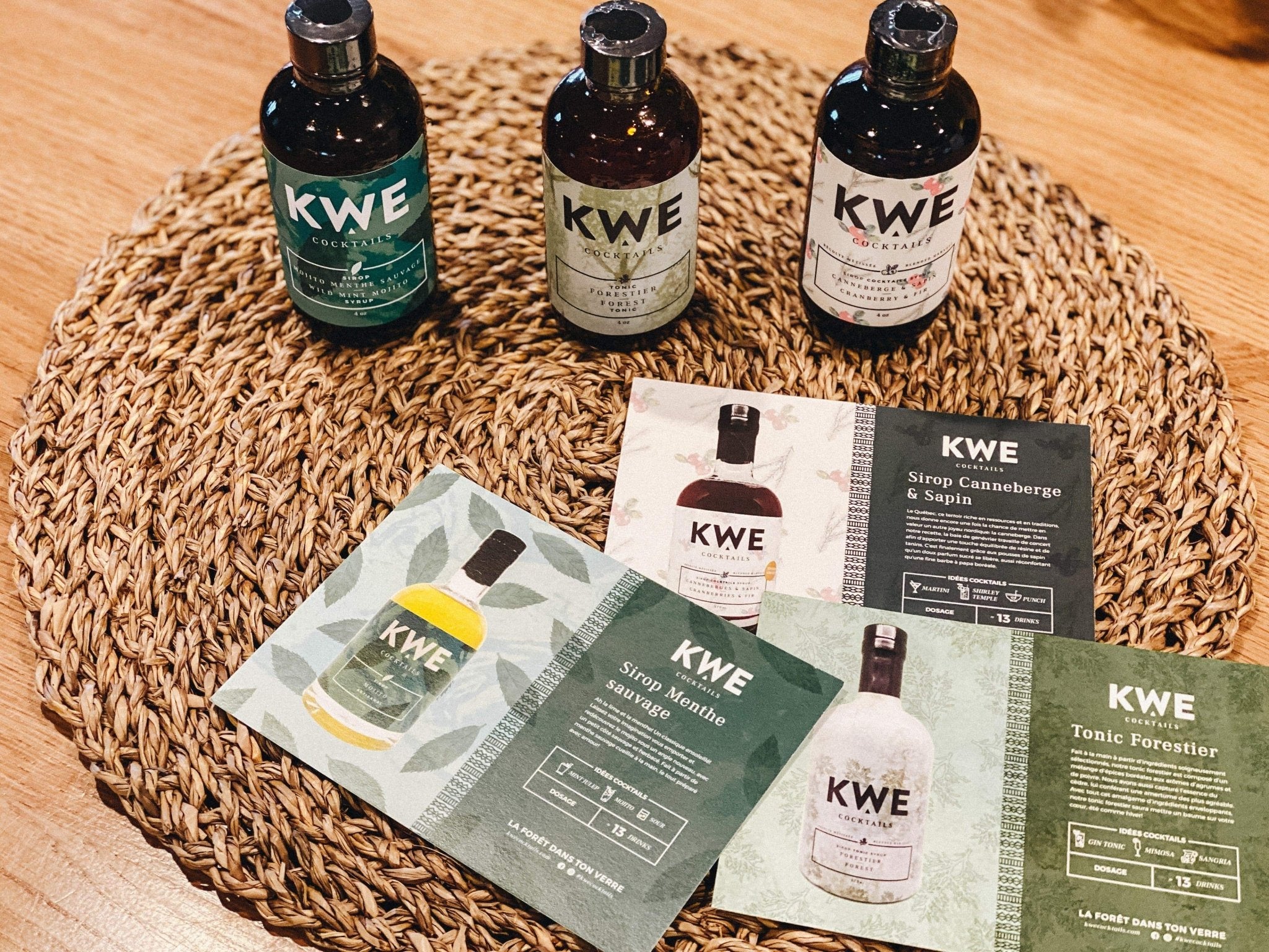 Sirop/Tonic cocktail KWE 4oz