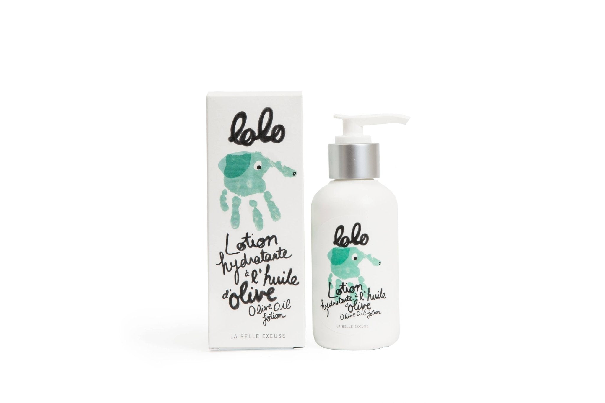lotion hydratante à l'huile d'olive pour enfants de lolo et moi 125 ml